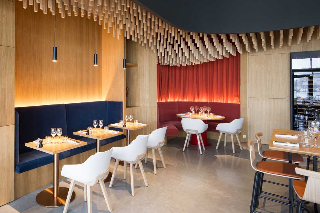 Design intérieur d'un restaurant dans le Finistère et le Morbihan