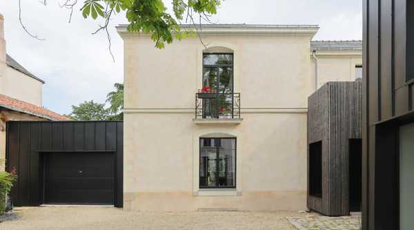 Extension of a town house made by an architect in Quimper