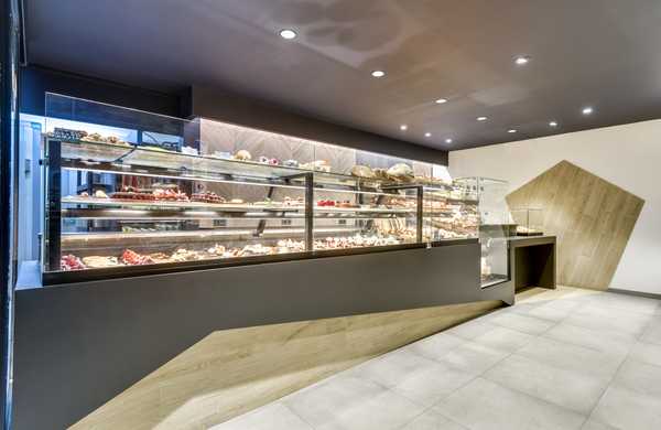 Rénovation intérieure d'une boulangerie par un architecte d'interieur à Quimper