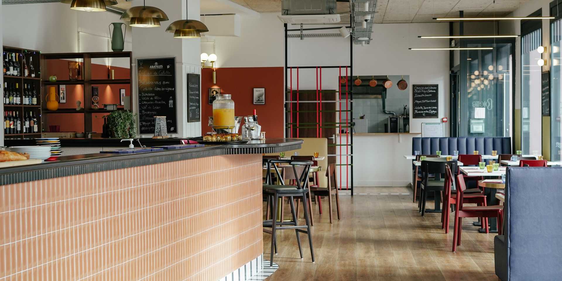 Restaurant de la côte bretonne aménagé par un architecte d'intérieur